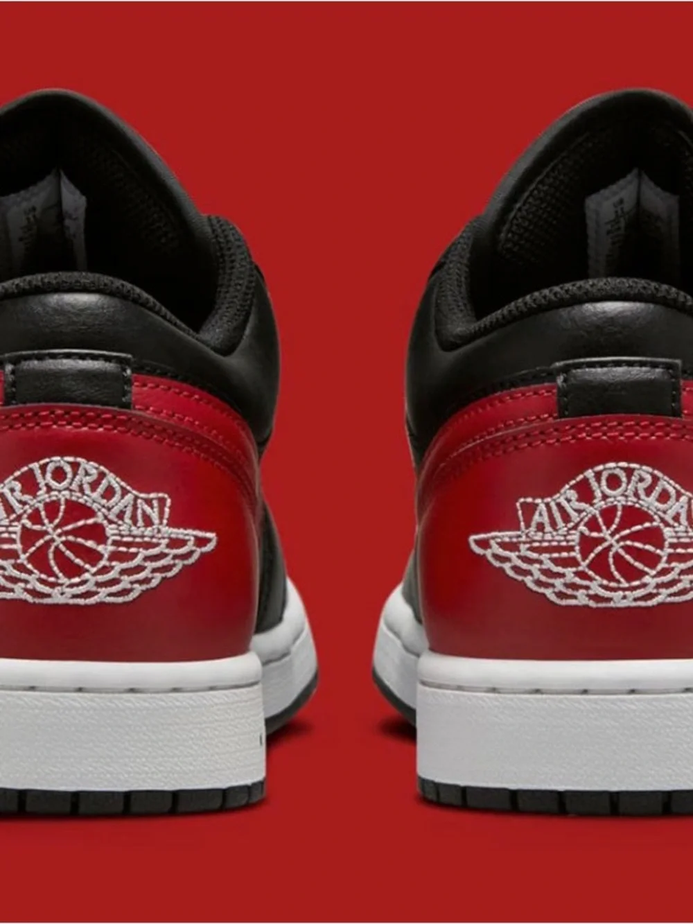 Air Jordan 1 Low - Red-Summit White